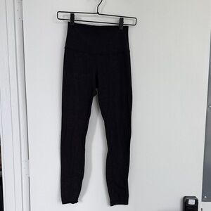lululemon athletica Black textured print Leggings